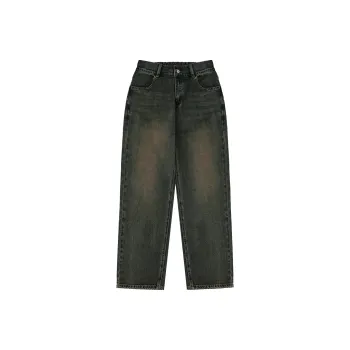 LUJIAMEN Jeans Unisex Wasteland Dirty Blue