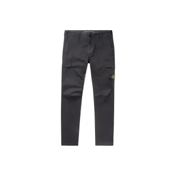 STONE ISLAND SS22 Casual Pants Men's Black