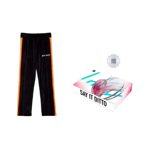 PALM ANGELS Knitted Sweatpants being Men Black-Gift Box Set
