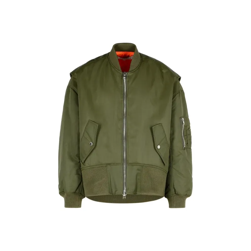 JW Anderson Oversized Curved Hem Bomber Jacket-0