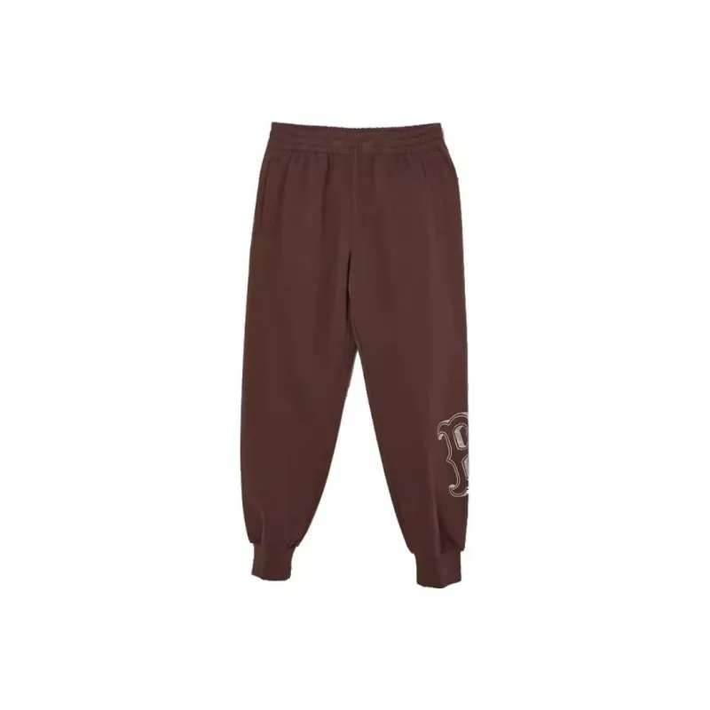 MLB Knitted Sweatpants Unisex Dark Brown-0