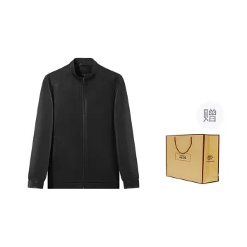 SEVEN Thickened Warm Leather Jacket For Fall And Winter Men's Black