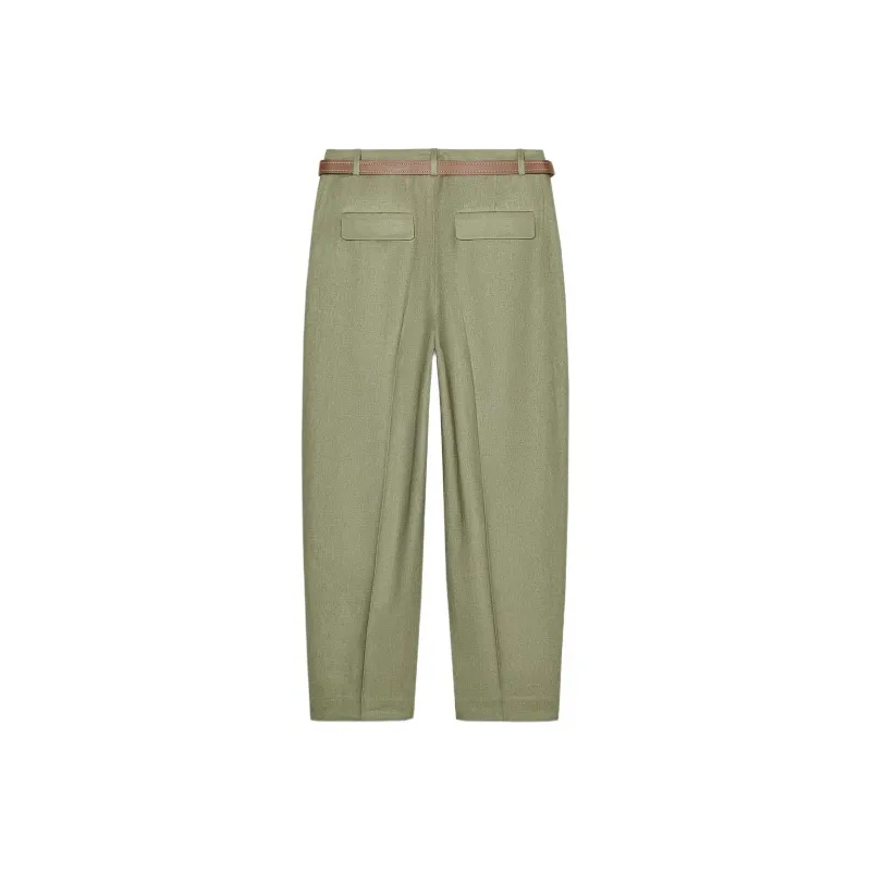 ZARA Casual Pants Women's Light Khaki-1