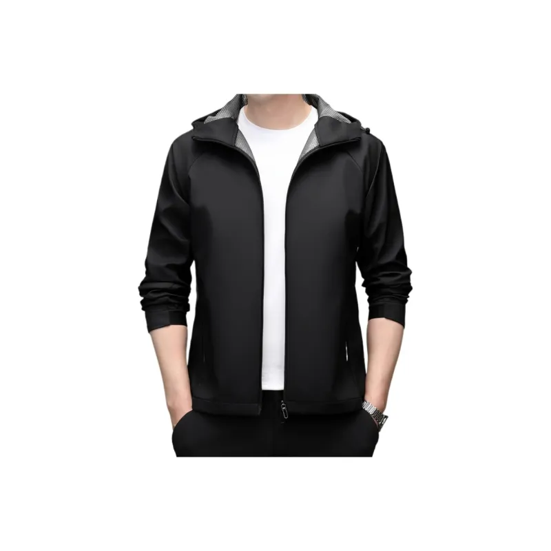 Devanro Jackets Coats Men's Red-3