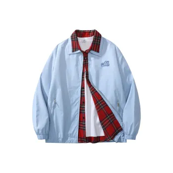 TITH Jackets Coats Unisex Light Blue