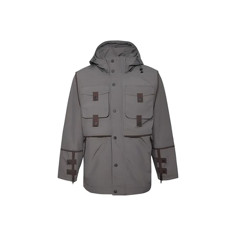 Converse Converse X Feng Chen Wang Jackets Coats Men Gray-0