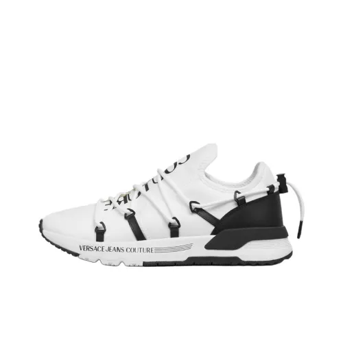 VERSACE JEANS COUTURE LOGO DYNAMIC Low Top Casual Shoes Men's White