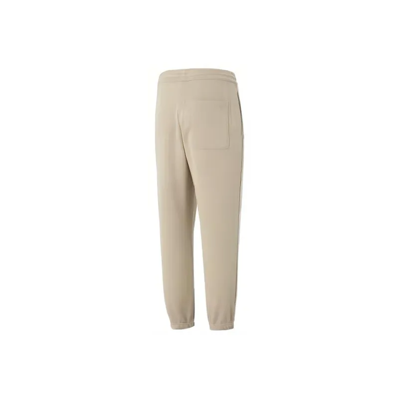 Adidas Knitted Sports Pants Men's Beige-4