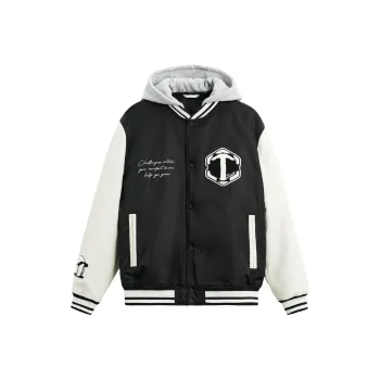 ZARA Jackets Coats Men's ** Black/White