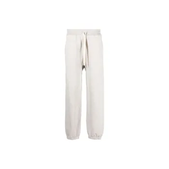JIL SANDER Drawstring waist Cotton Track Pants