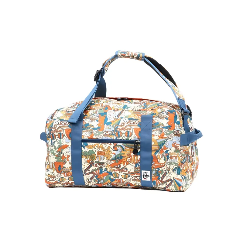 CHUMS Recycled Polyester Storage Bag, Luggage Bag, Handbag, Backpack Regular Unisex Multicolor-1