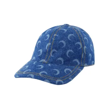 Marine Serre Moon laser Denim Cap