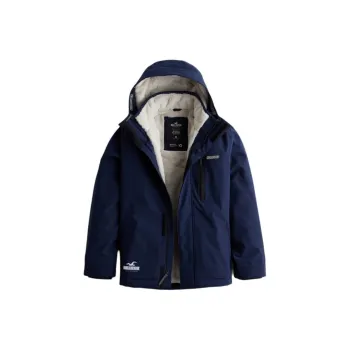 Hollister Jackets Coats Men's Marine Blue