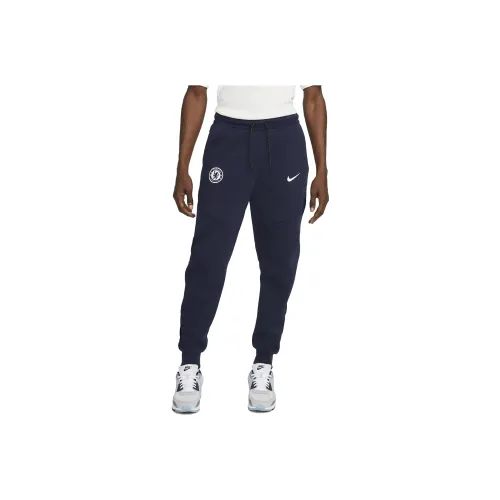 Nike Chelsea FC Tech Fleece Knitted Sweatpants Men's Marine Blue