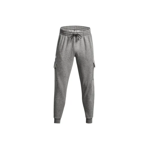 Under Armour Rival Fleece Knitted Sweatpants Men Gray
