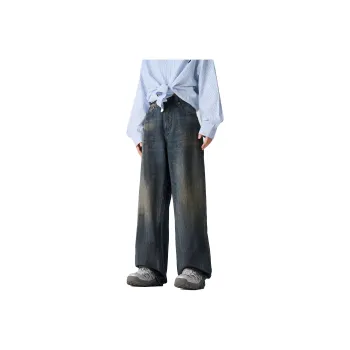 Pimio Jeans Unisex Vintage Blue