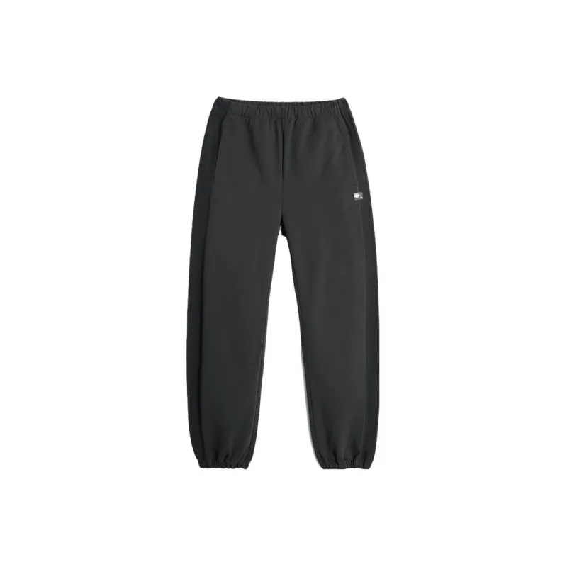 GAP Knitted Sweatpants Unisex Black Gray Color-0