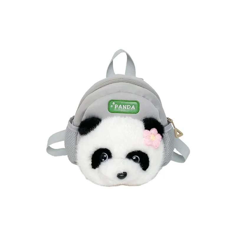 Debecca Plush Patchwork Backpack Large Size Women's Multicolor-8