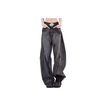 TESTUNG Jeans Unisex Black