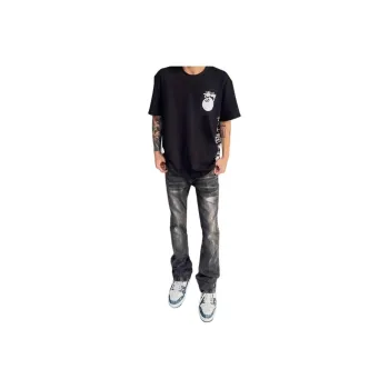 Weles Jeans Unisex Black Gray Color
