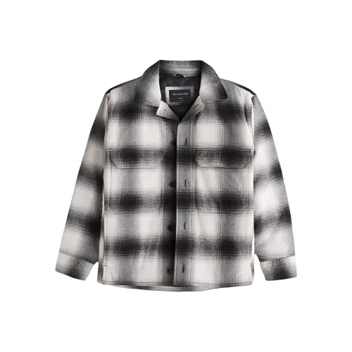 Abercrombie＆Fitch Jackets Coats Men's Black Plaid