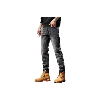 FUERZA Jeans Unisex Black Gray Color