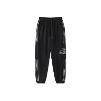 LAMLICKA Knitted Sweatpants Unisex Black