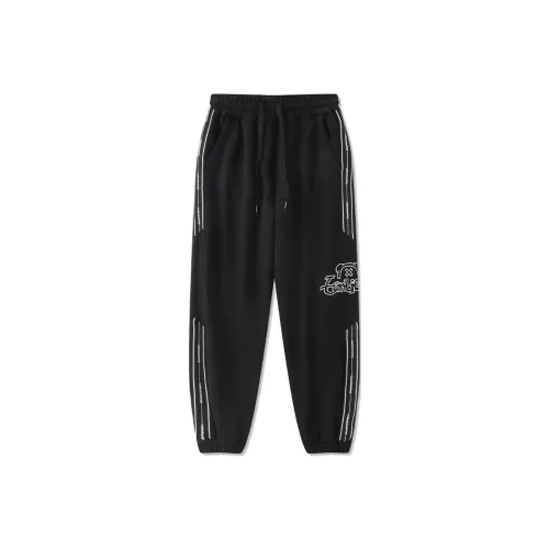 LAMLICKA Knitted Sweatpants Unisex Black