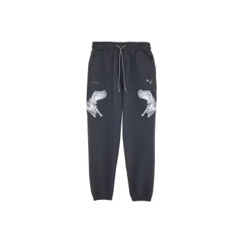 PUMA X Empty Mountain Base Co branded Model Knitted Sports Pants Unisex Black