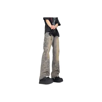 HELEH Jeans Unisex Yellow Mud