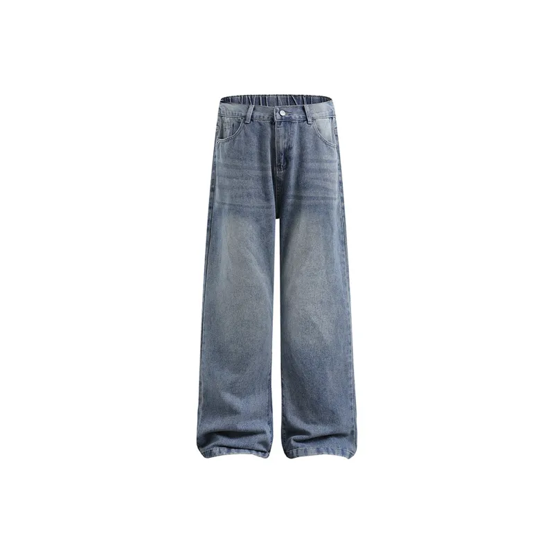 TOUHAOQINGNIAN Jeans Unisex-4
