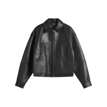 AMIRI Ma Quad Leather Work Jacket