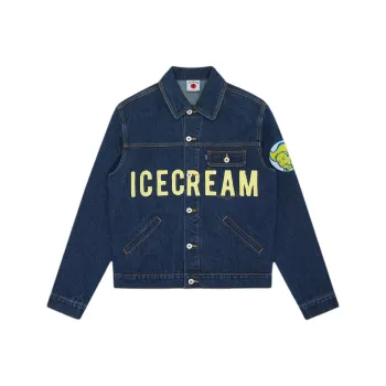 ICECREAM Spring Denim Collection SS25 Jackets & Coats Unisex Indigo