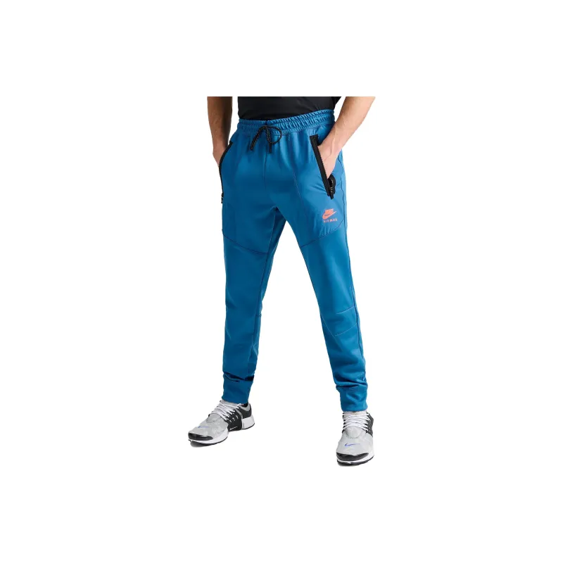 Nike Knitted Sports Pants Men's Blue-0