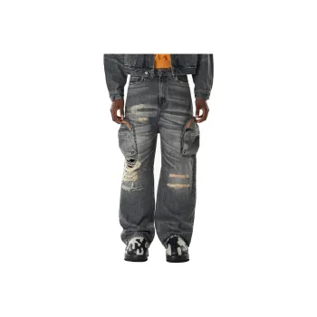 PDF Guerrilla Mid-rise Straight-leg Jeans