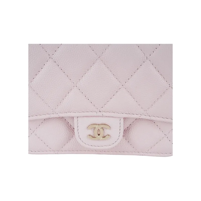 CHANEL 22SS Cow Leather Evening Bag, Coin Purse, Shoulder Bag, Crossbody Bag Mini Women's Pink-4