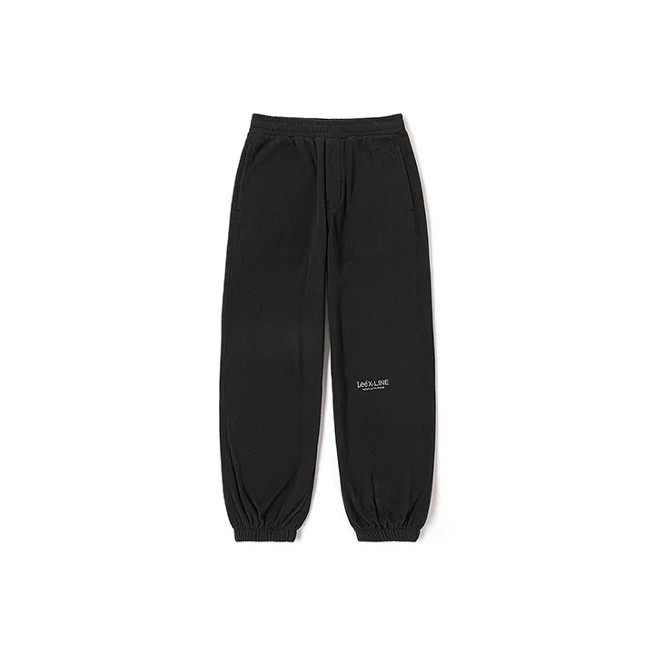 Lee Xline Knitted Sweatpants Unisex Black-0