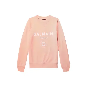 BALMAIN Sweatshirts Unisex Pink