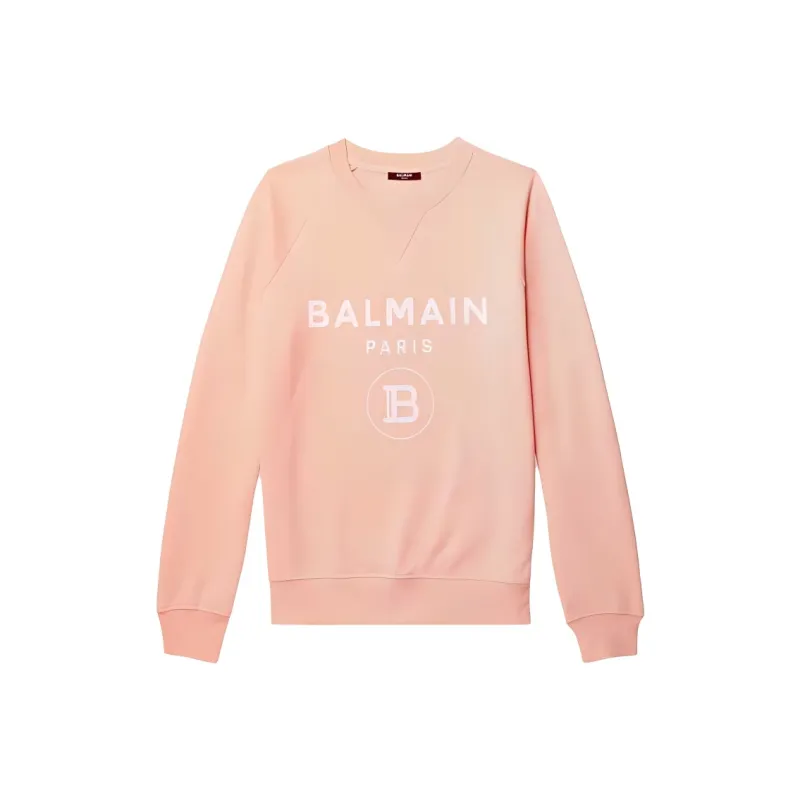 BALMAIN Sweatshirts Unisex Pink-0