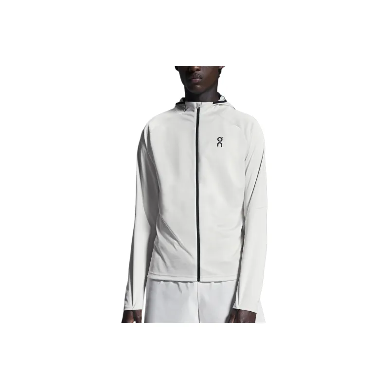 On Climate Zip Hoodie Jackets Coats Men's Silver-0