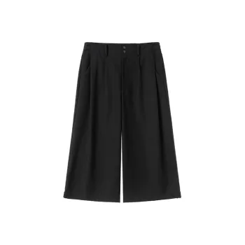 ETERNITY ITA Wide Leg Casual Pants Unisex Black