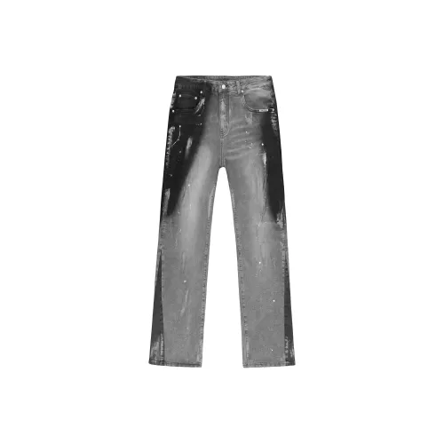 XINYINSU Jeans Unisex Gray