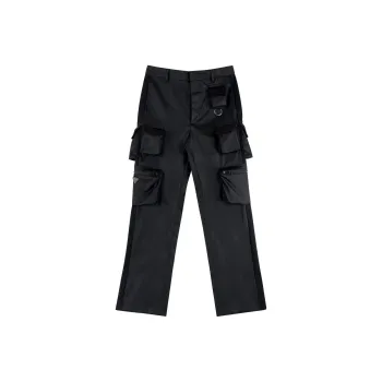 PRADA SS24 Cargo Pants Men Black