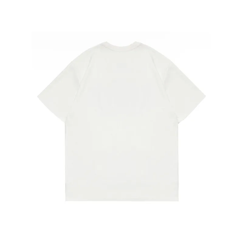 Ning Cai Yuer Drop Shoulder Sleeve T Shirt Women's White-1