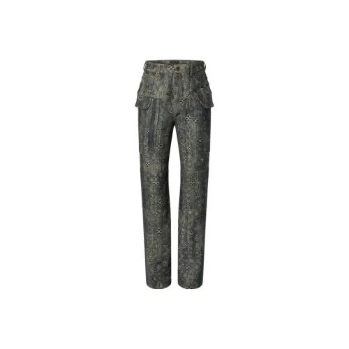LOUIS VUITTON Lv Fall Series Casual Pants Men's Umber