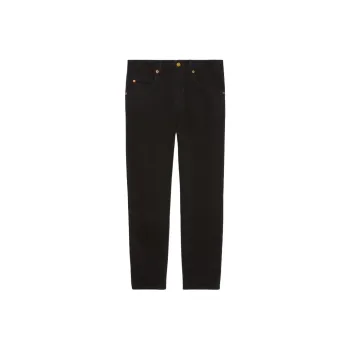 GUCCI Horsebit Detail Straight Leg Jeans