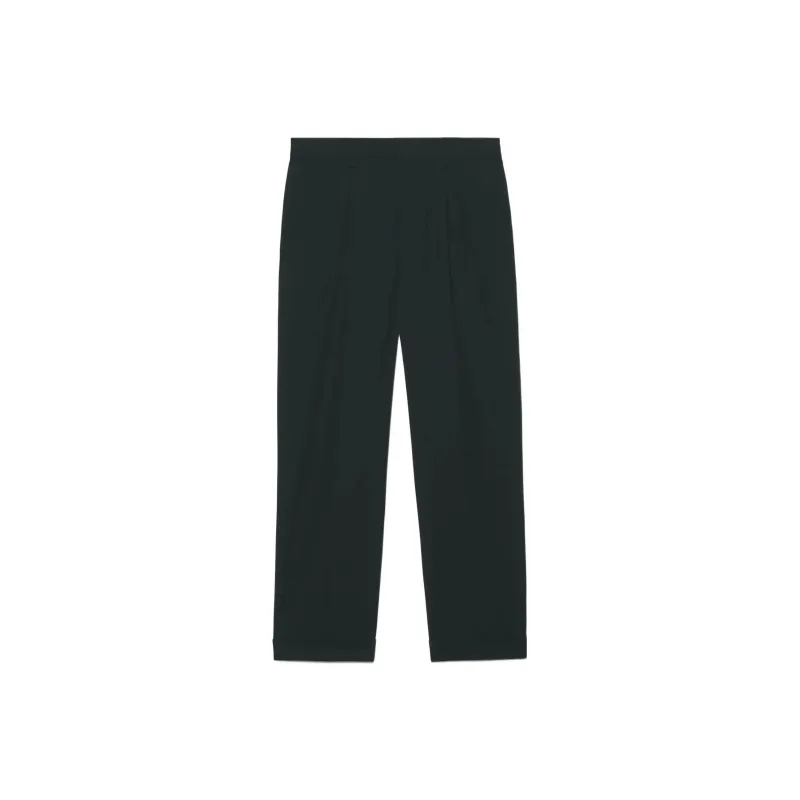 AMIPARIS Tapered Cropped Trousers-0