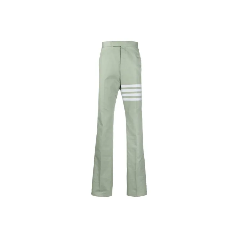 THOM BROWNE 4 Bar Stripe Cropped Tailored Trousers-0