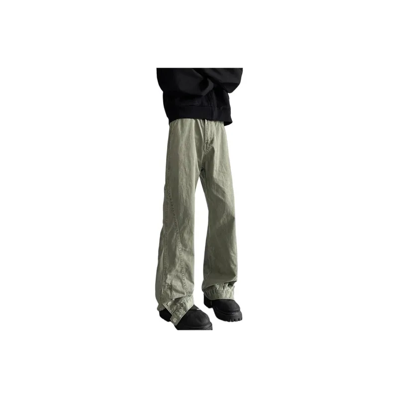 Universal Templates Jeans Unisex Gray Green-0