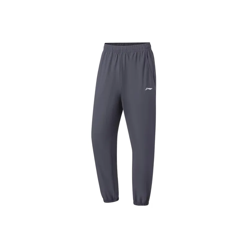LINING Fitness Series Knitted Sweatpants Men Surface Gray-0